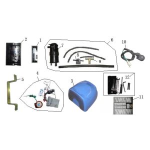 Pièces diverses Turbho RG50 bleu crème