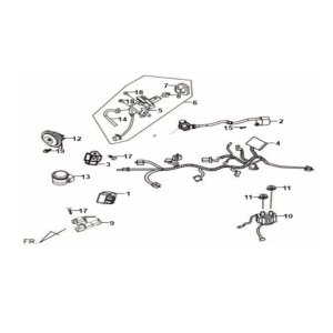 Faisceau de câbles Sym Fiddle II 125S