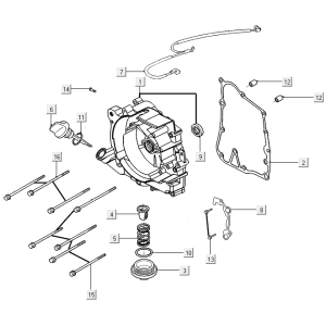 Carter droit Kymco New Like 150I E4