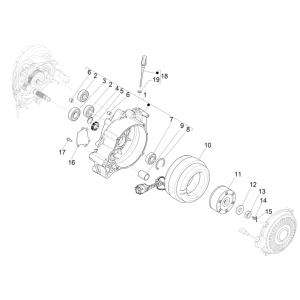 Moteur électrique ou à traction Vespa Eletrica 45 KM/H E5 2021 (EMEA)