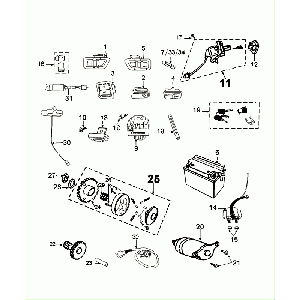 Pièce électrique Peugeot Tweet Evo Euro4