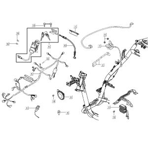 pièces électriques AGILITY 16+ 4T 125 Matte Metallic Light Blue