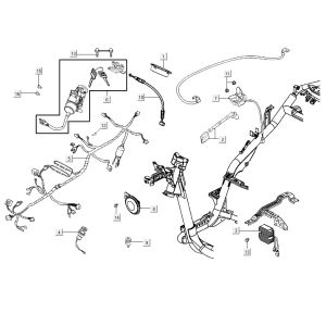 pièces électriques AGILITY 16+ 4T 125 Matte Metallic Silver