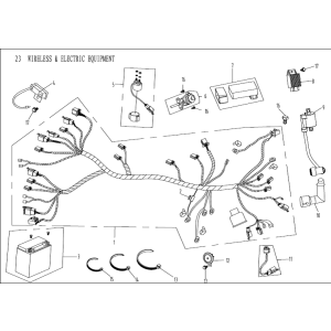 Pièces électriques AGM Venom noir
