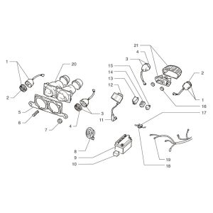 Pièces électriques Beta Ark-RR LC rouge 2008 2 temps