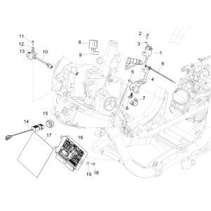 Électrique - pièces - Piaggio Medley 125 4T IE ABS E4 2016-2019 (EMEA)