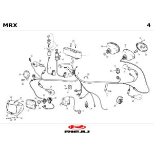 Pièces électriques Rieju MRX bleu 2004 2 temps