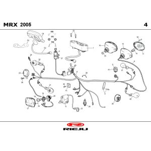 Pièces électriques Rieju MRX bleu 2006 2 temps
