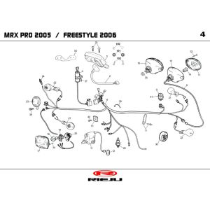 Pièces électriques Rieju MRX pro black 2006 2 temps