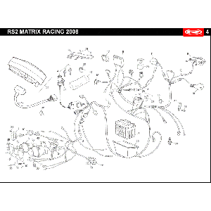 Pièces électriques Rieju Rs2 racing black 2010 2 temps