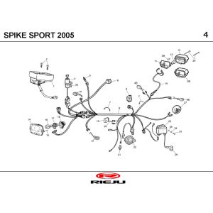 Pièces électriques Rieju Spike jaune 2007 2 temps