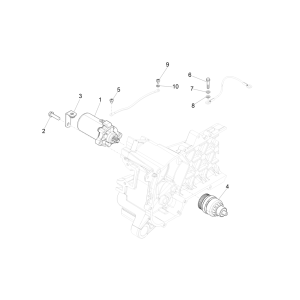 Démarrage électrique Piaggio Liberty 50 4 temps (IGET Euro 4)