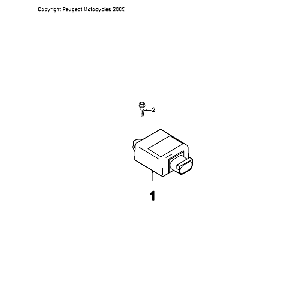 Pièce électronique Peugeot Citystar 50 marron