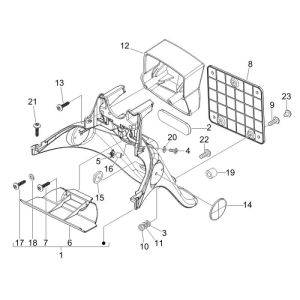 Bulle latérale Piaggio Fly 4 temps