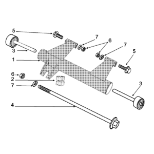 Support moteur Django 50 4T Evasion