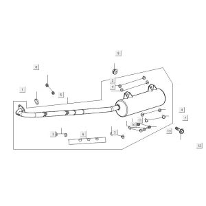 Pot d'échappement Kymco MXU 300