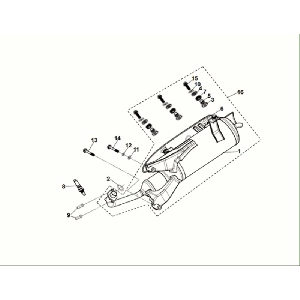 Échappement Sym Fiddle All Euro 5