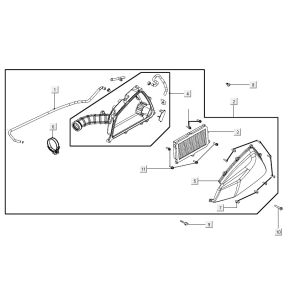Boîte à air  Kymco People S150i E4