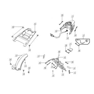Feu arrière Kymco People S150i E4