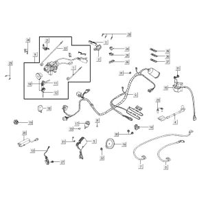 Faisceau de câbles Kymco People S150i E4