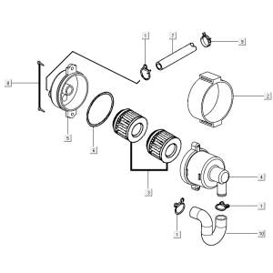 Membrane à air Kymco Xciting 500R EVO