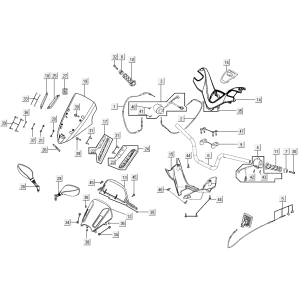 Pièces de direction Kymco Xciting 500R EVO