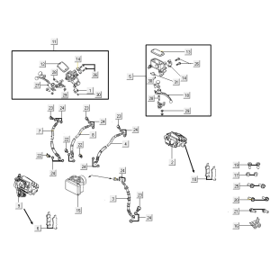 Système de freinage Kymco Agility 16+ 4T 150I E4