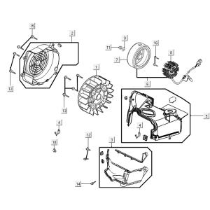 Refroidissement d'allumage Kymco New Like 150I E4