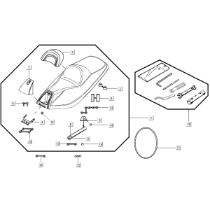Selle Selleseat Kymco Xciting 500R EVO
