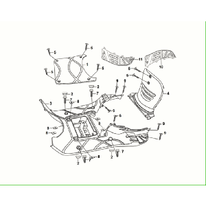 Treepklank - Couvercle de batterie Euro 5 pour Sym Fiddle ll
