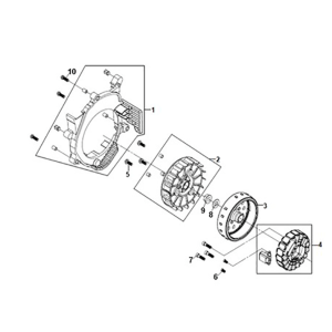 Flywheel comp Sym ADX 125i ABS+ TCS E5 2023