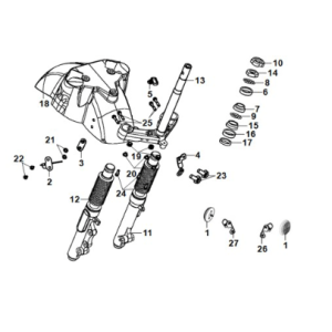Fender FR. - coussin avant Sym E-Fiddle Matte Black (BK007U)