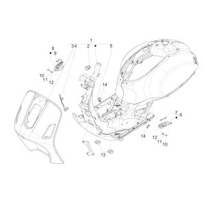 Châssis GTS 125 IU noir 94