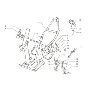 Cadre Beta Ark-K LC bleu 2004 2 temps