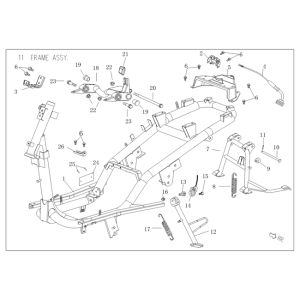 Pièces de cadre Agm Vx50 plus