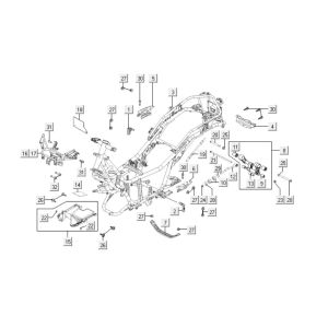 Pièces de cadre Kymco Downtown 125i