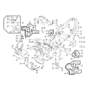 Pièces de cadre Kymco Myroad 700i
