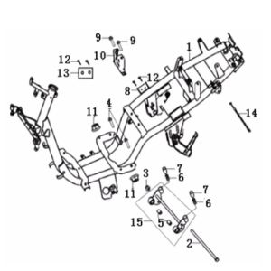 Cadre Generic Cracker noir 2010 2 temps