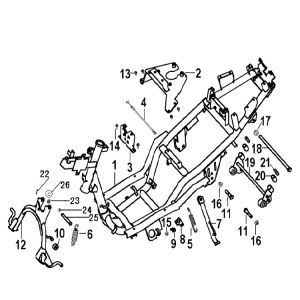 Cadre Generic Xor stroke 2009 2 temps