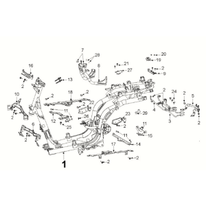 Châssis Peugeot Django 4 temps E5