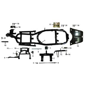 Cadre Senzo RivaLux S 4 temps