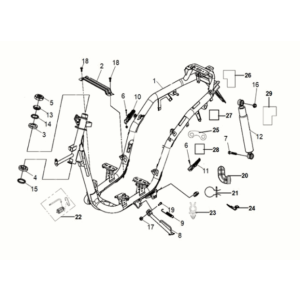 Cadre Sym Mio 50I E5