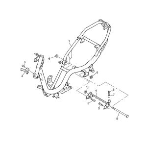 Cadre Yamaha Jog-R AC 2 temps