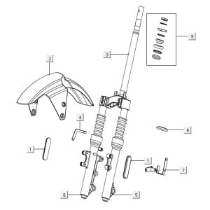 Fourche avant Niu NQI Cargo