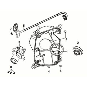 Carrière intérieure avec Sym Fiddle IV 50 E5