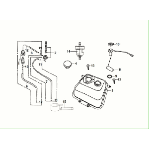 Réservoir d'essence Sym Fiddle LL Euro 5