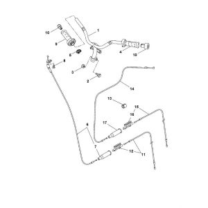 Câble d'accélérateur Yamaha Aerox 2 temps