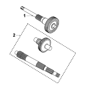 Gearbox and kickstart Peugeot Django 125 EFI E4 2018-2020
