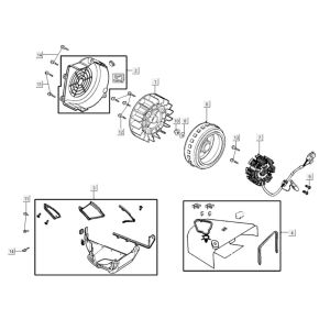 Groupe électrogène Kymco Like 200i Noir