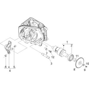 Arbre à cames Piaggio Liberty 4 temps